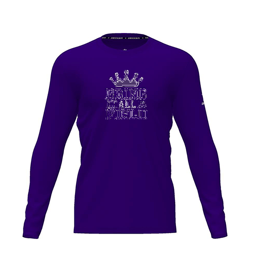 [FTLCDFPP-YXS-LOGO2] Dri Fit Performance T-Shirt (Youth XS, Purple, Logo 2, Long Sleeve)