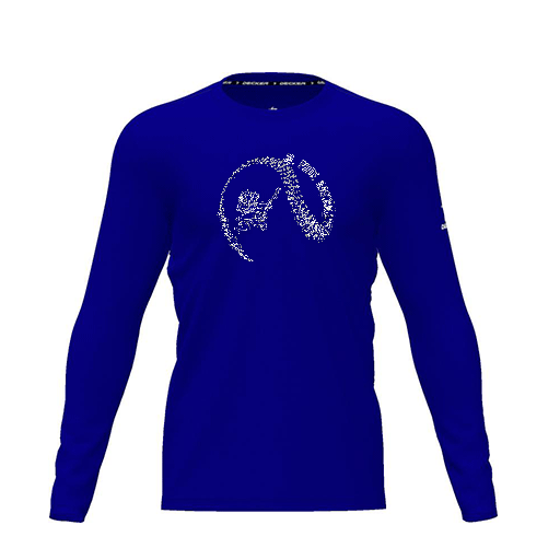 [FTLCDFRY-YXS-LOGO1] Dri Fit Performance T-Shirt (Youth XS, Royal, Logo 1, Long Sleeve)