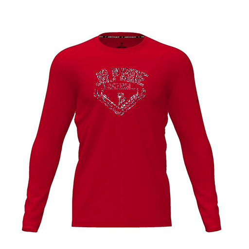 [FTLCDFRD-YXS-LOGO3] Dri Fit Performance T-Shirt (Youth XS, Red, Logo 3, Long Sleeve)