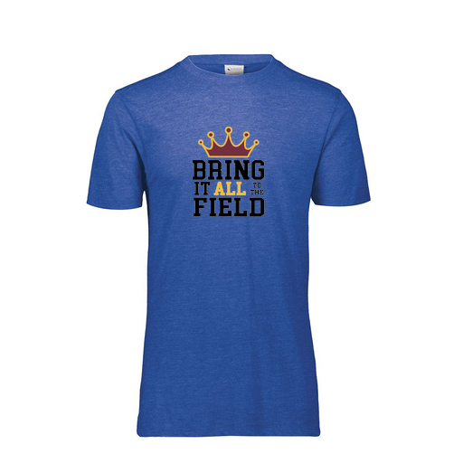 [FTSCUBNV-AS-LOGO2] Decker Men's Tri-Blend T-Shirt - Short Sleeve (Adult S, Navy, Logo 2)