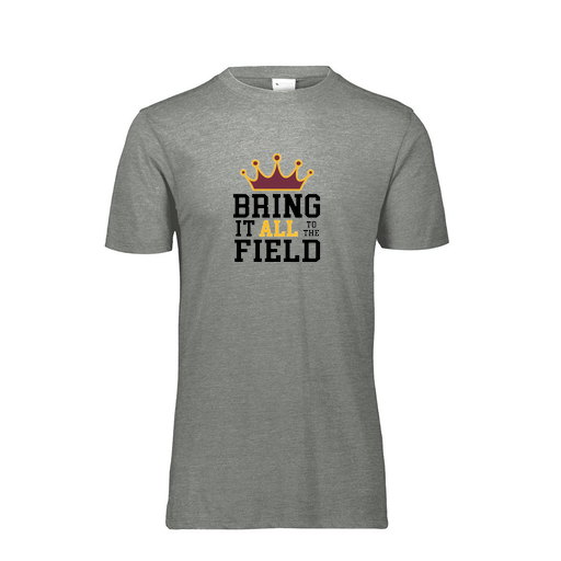 [FTSCUBGY-AS-LOGO2] Decker Men's Tri-Blend T-Shirt - Short Sleeve (Adult S, Gray, Logo 2)