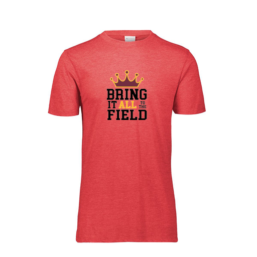 [FTSCUBRD-AS-LOGO2] Decker Men's Tri-Blend T-Shirt - Short Sleeve (Adult S, Red, Logo 2)