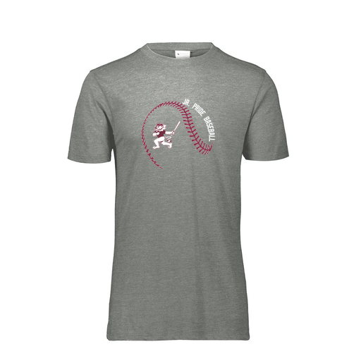 [FTSCUBGY-YS-LOGO1] Decker Youth Tri-Blend T-Shirt - Short Sleeve (Youth S, Gray, Logo 1)