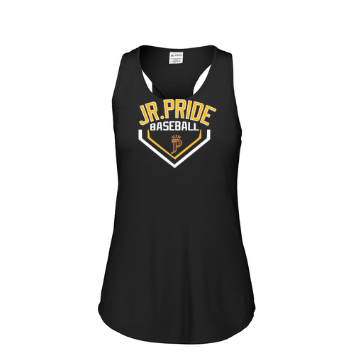 [FT0TUBBK-FAS-LOGO3] Ladies Tri Blend Tank Top (Female Adult S, Black, Logo 3)