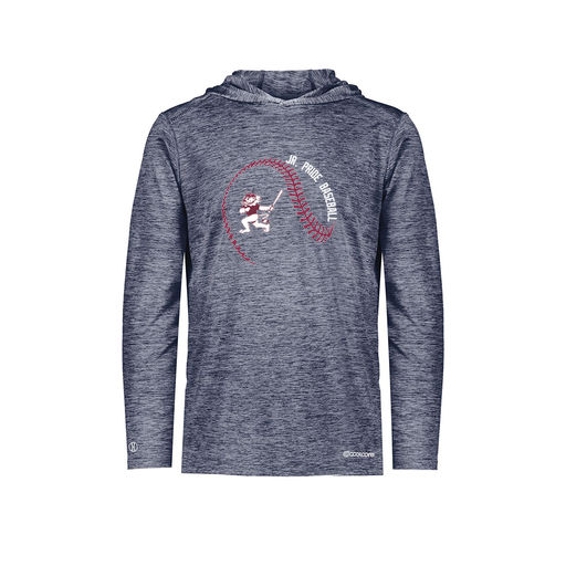 [FOLHCGNV-AS-LOGO1] Decker Men's Charge Hoodie (Adult S, Navy, Logo 1)