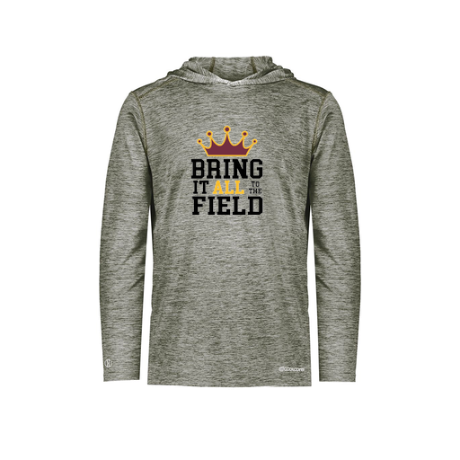 [FOLHCGGY-AS-LOGO2] Decker Men's Charge Hoodie (Adult S, Gray, Logo 2)