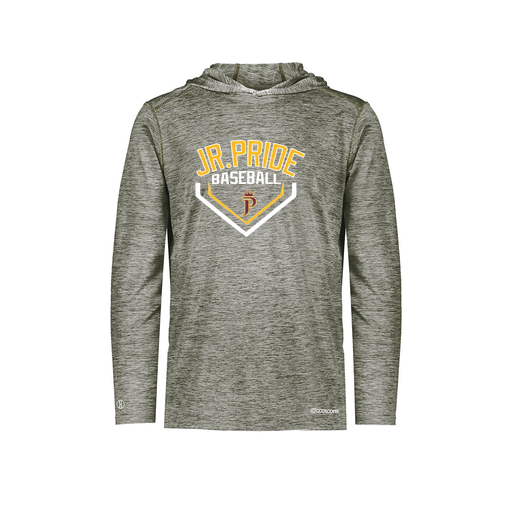 [FOLHCGGY-AS-LOGO3] Decker Men's Charge Hoodie (Adult S, Gray, Logo 3)