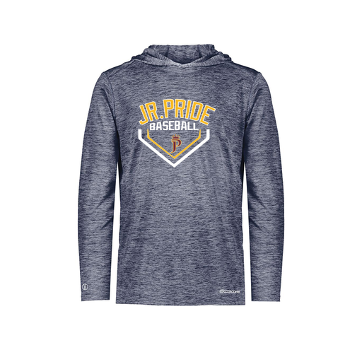 [FOLHCGNV-YS-LOGO3] Decker Youth Charge Hoodie (Youth S, Navy, Logo 3)