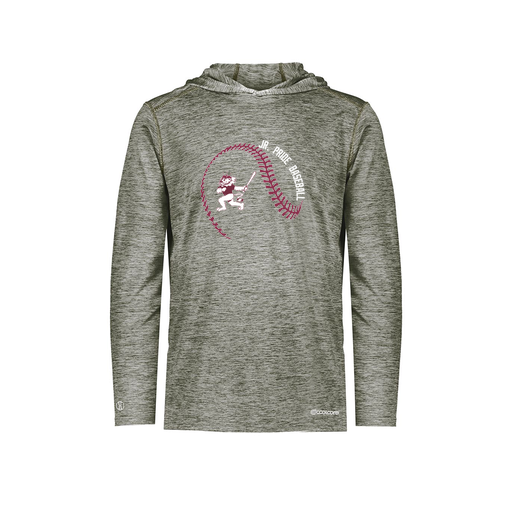 [FOLHCGGY-YS-LOGO1] Decker Youth Charge Hoodie (Youth S, Gray, Logo 1)