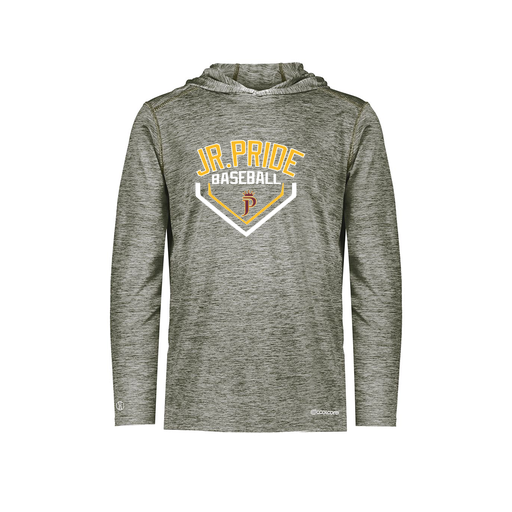 [FOLHCGGY-YS-LOGO3] Decker Youth Charge Hoodie (Youth S, Gray, Logo 3)