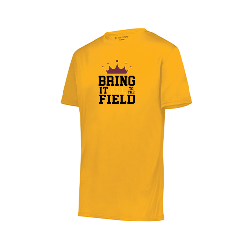 [222818.025.S-LOGO2] Men's Movement Dri Fit Shirt (Adult S, Athletic Gold, Logo 2)