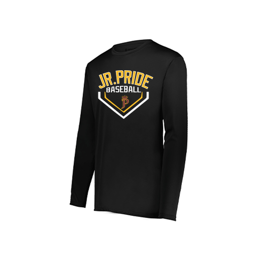 [222822.080.XS-LOGO3] Men's LS Smooth Sport Shirt (Adult XS, Black, Logo 3)