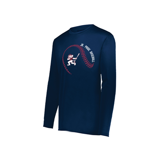[222822.065.XS-LOGO1] Men's LS Smooth Sport Shirt (Adult XS, Navy, Logo 1)