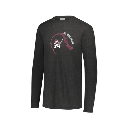 [FTLCUBBK-AXS-LOGO1] Decker Men's Tri-Blend T-Shirt - Long Sleeve (Adult XS, Black, Logo 1)