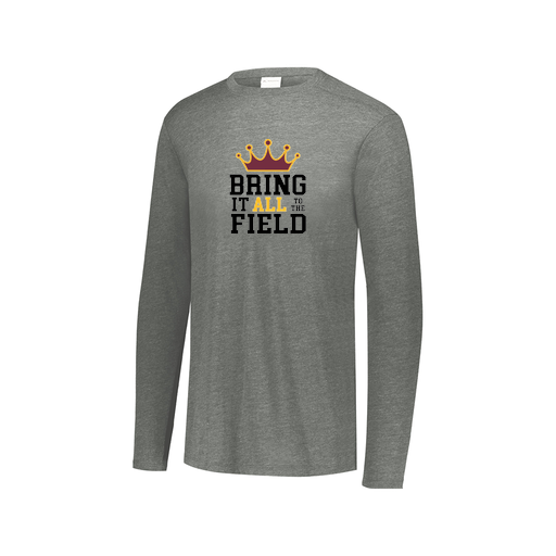 [3075.013.XS-LOGO2] Men's LS Ultra-blend T-Shirt (Adult XS, Gray, Logo 2)