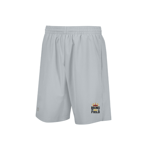[229556.099.XS-LOGO2] Men's Weld Short (Adult XS, Silver, Logo 2)