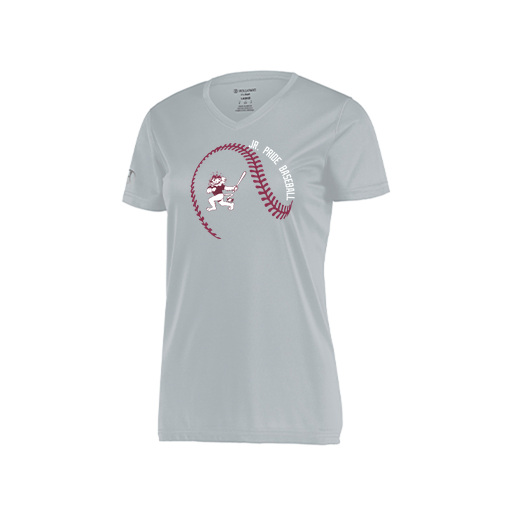 [222820.099.S-LOGO1] Ladies Movement Dri Fit Shirt (Female Adult S, Silver, Logo 1)