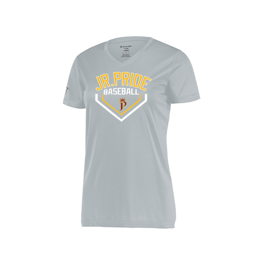 [222820.099.S-LOGO3] Ladies Movement Dri Fit Shirt (Female Adult S, Silver, Logo 3)