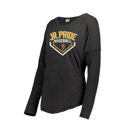 [3077.K94.S-LOGO3] Ladies LS Ultra-blend T-Shirt (Female Adult S, Black, Logo 3)