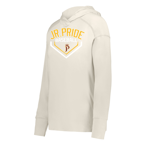 [222798-WHT-FAXS-LOGO3] Ladies Ventura Thin Knit Hoodie (Female Adult XS, White, Logo 3)